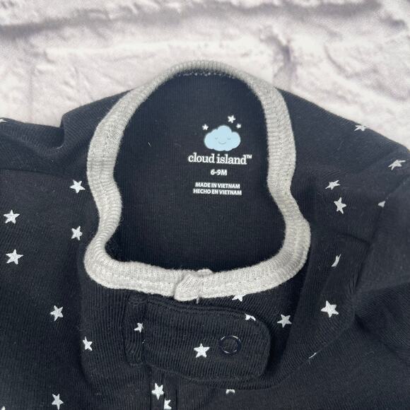 C0081 Cloud Island footie pajamas size 6-9 mo - Picture 2 of 3